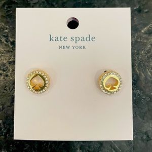 Kate Spade spot the spade stud earrings